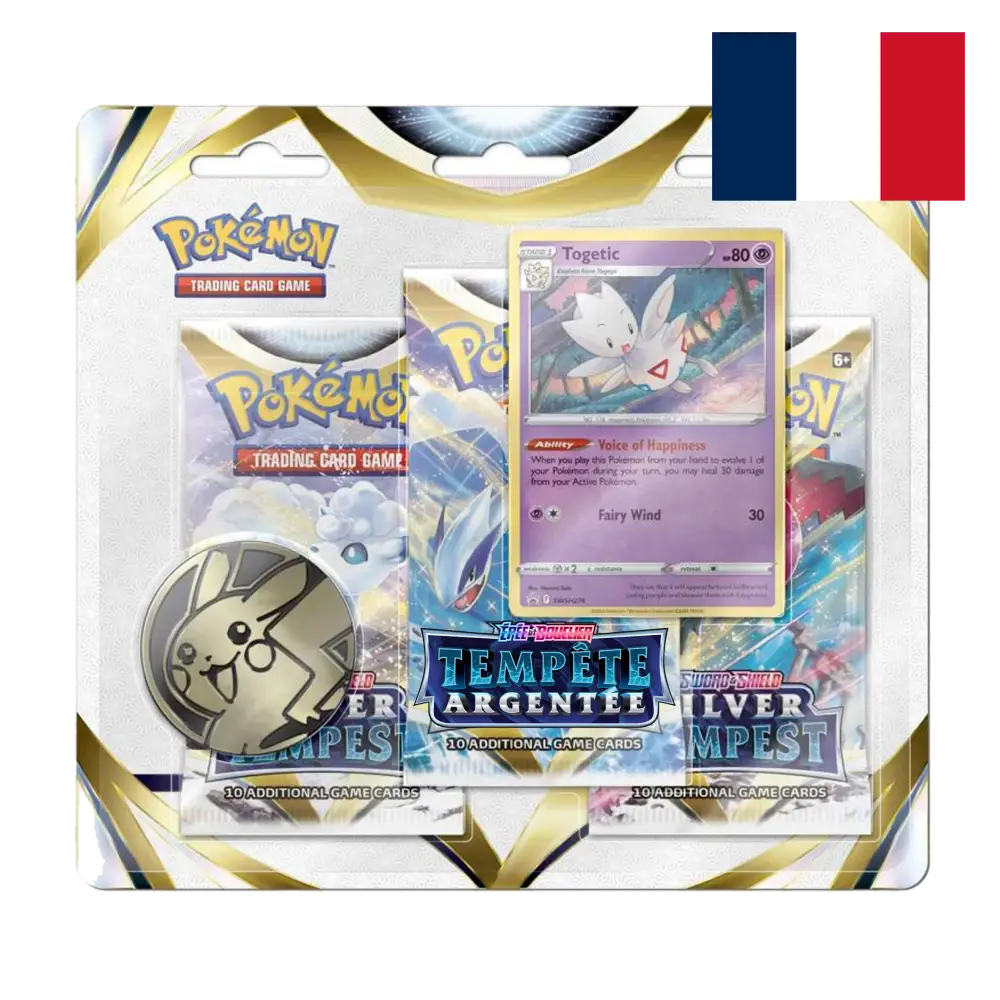 Tripack Pokémon Tempête Argentée EB 12 - FR ( visuel aléatoire )