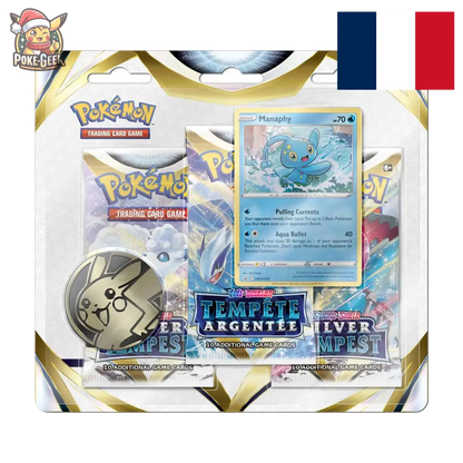 Tripack Pokémon Tempête Argentée EB 12 - FR ( visuel aléatoire )
